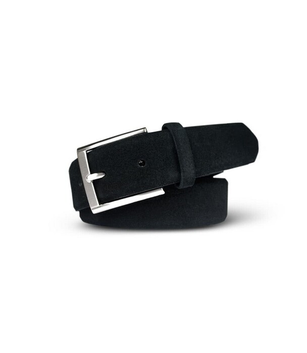 Meyer Suède Uni Color Riem Zwart