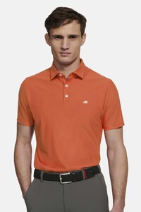 Meyer Tiger Active Tech High Performance Jersey Look Polo Pumpkin