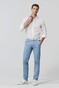 Meyer Tokyo Micro Pattern Organic Cotton Broek Licht Blauw