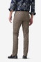 Meyer Tone-on-Tone Comfort Stretch Check Broek Bruin