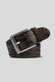 Meyer Uni Leather Crocodile Look Texture Riem Bruin