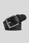 Meyer Uni Leather Crocodile Look Texture Riem Zwart