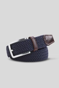Meyer Woven Texture Stretch Riem Marine