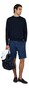 Paul & Shark 140S Superfine Merino Wool Crewneck Trui Donker Blauw