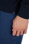 Paul & Shark 140S Superfine Merino Wool Crewneck Trui Donker Blauw