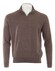 Paul & Shark 140S Superfine Merino Wool Half Zip Trui Coffee Quartz