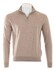 Paul & Shark 140S Superfine Merino Wool Half Zip Trui Humus