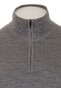 Paul & Shark 140S Superfine Merino Wool Half Zip Trui Pewter