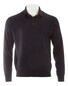 Paul & Shark 140S Superfine Merino Wool Polo Trui Donker Blauw