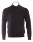 Paul & Shark 140S Superfine Merino Wool Polo Trui Donker Blauw