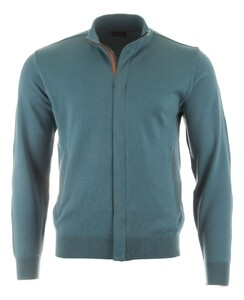 Paul & Shark Alcantara Details Summer Wool Cardigan Storm Blue