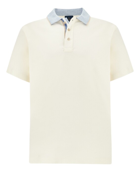 Paul & Shark Aqua Touch Soft Cotton Interlock Poloshirt Blanc De Blanc
