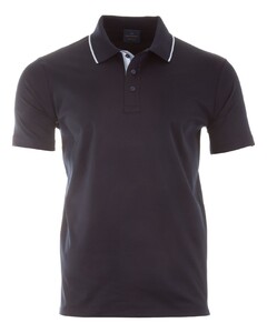 Paul & Shark Aqua Touch Soft Cotton Interlock Poloshirt Dark Evening Blue