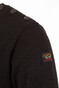 Paul & Shark Bretagne Button Shoulder Trui Zwart