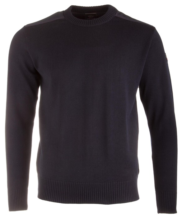 Paul & Shark Bretagne Merino Extrafine Roundneck Trui Navy
