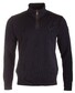 Paul & Shark Bretagne Merino Extrafine Zipper Trui Navy