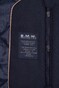 Paul & Shark Carcoat Save the Sea with Leather Details and Shark Fin Jack Dark Evening Blue