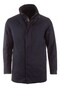 Paul & Shark Carcoat Save the Sea with Leather Details and Shark Fin Jack Donker Blauw