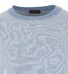 Paul & Shark Cotton & Cashmere Fine-Stripe Crewneck Trui Licht Blauw