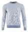 Paul & Shark Cotton & Cashmere Fine-Stripe Crewneck Trui Licht Blauw