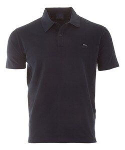 Paul & Shark Cotton Collar Stand Contrast Polo Donker Blauw