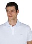Paul & Shark Cotton Collar Stand Contrast Polo Wit