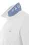 Paul & Shark Cotton Collar Stand Contrast Polo Wit