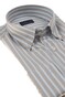 Paul & Shark Cotton Oxford Stripe Shirt Overhemd Blauw-Beige
