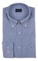 Paul & Shark Cotton Poplin Hairline Shirt Overhemd Wit - Licht Blauw