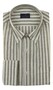 Paul & Shark Cotton Poplin Linen Look Shirt Overhemd Wit-Groen