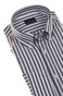 Paul & Shark Cotton Poplin Stripe Shirt Overhemd Donker Blauw