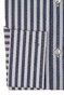Paul & Shark Cotton Poplin Stripe Shirt Overhemd Donker Blauw