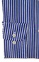 Paul & Shark Cotton Poplin Stripe Shirt Overhemd Kobalt Blauw - Wit