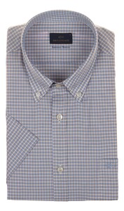 Paul & Shark Cotton Summer Breeze Overhemd Blauw-Zand