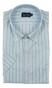 Paul & Shark Cotton Summer Oxford Multitone Stripe Overhemd Licht Blauw - Licht Groen