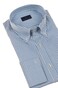 Paul & Shark Cotton Twill 2-Tone Stripe Overhemd Blauw-Blauw