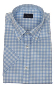 Paul & Shark Cotton Twill Shirt Light Blue
