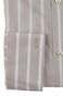 Paul & Shark Cotton Twill Stripe Shirt Overhemd Beige-Wit