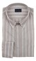 Paul & Shark Cotton Twill Stripe Shirt Overhemd Beige-Wit