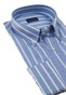 Paul & Shark Cotton Twill Stripe Shirt Overhemd Blauw-Wit