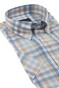 Paul & Shark Cotton Zephir Check Shirt Overhemd Blauw-Beige