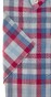 Paul & Shark Cotton Zephir Check Shirt Overhemd Blauw-Fuchsia