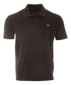 Paul & Shark Double Cotton Piqué Poloshirt Black