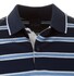 Paul & Shark Double Mercerised Cotton Jersey Stripe Polo Dress Blue
