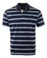 Paul & Shark Double Mercerised Cotton Jersey Stripe Polo Dress Blue