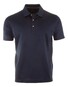 Paul & Shark Embroidered Fin Silver Mercerised Jersey Polo Blauw