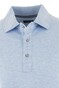 Paul & Shark Embroidered Fin Silver Mercerised Jersey Polo Hemelsblauw