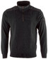 Paul & Shark Fine Leather Contrasts Trui Zwart
