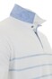 Paul & Shark Fine Piqué Cotton Polo Shirt Linen Details Wit-Blauw