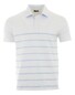 Paul & Shark Fine Piqué Cotton Polo Shirt Linen Details Wit-Blauw